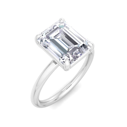 Bague Liberty avec diamant émeraude 3 carats