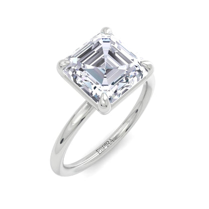Bague Liberty avec diamant Asscher 3 carats