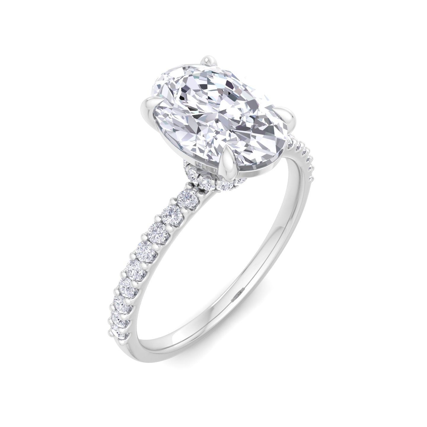 paradise oval diamond ring