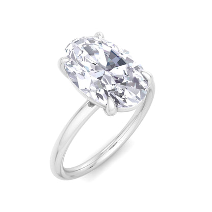 Bague Liberty avec diamant ovale de 3 carats