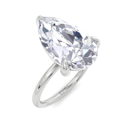 Bague Liberty en diamant poire 4 carats