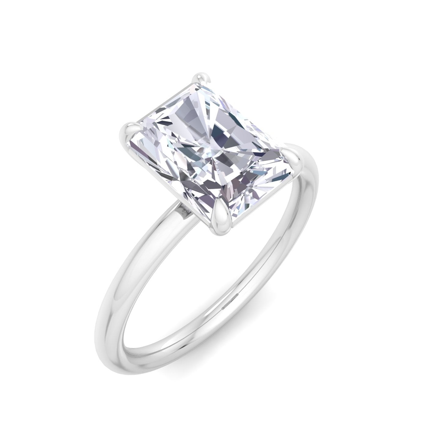 bague liberty avec diamant radiant de 2 carats