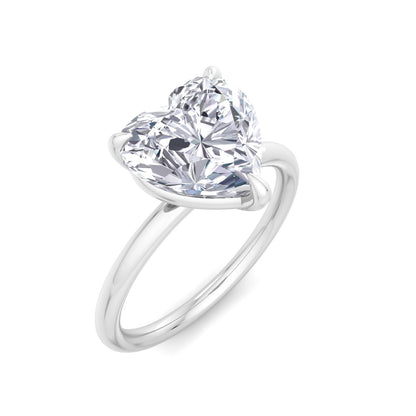 Bague Liberty en diamant 3 carats en forme de cœur