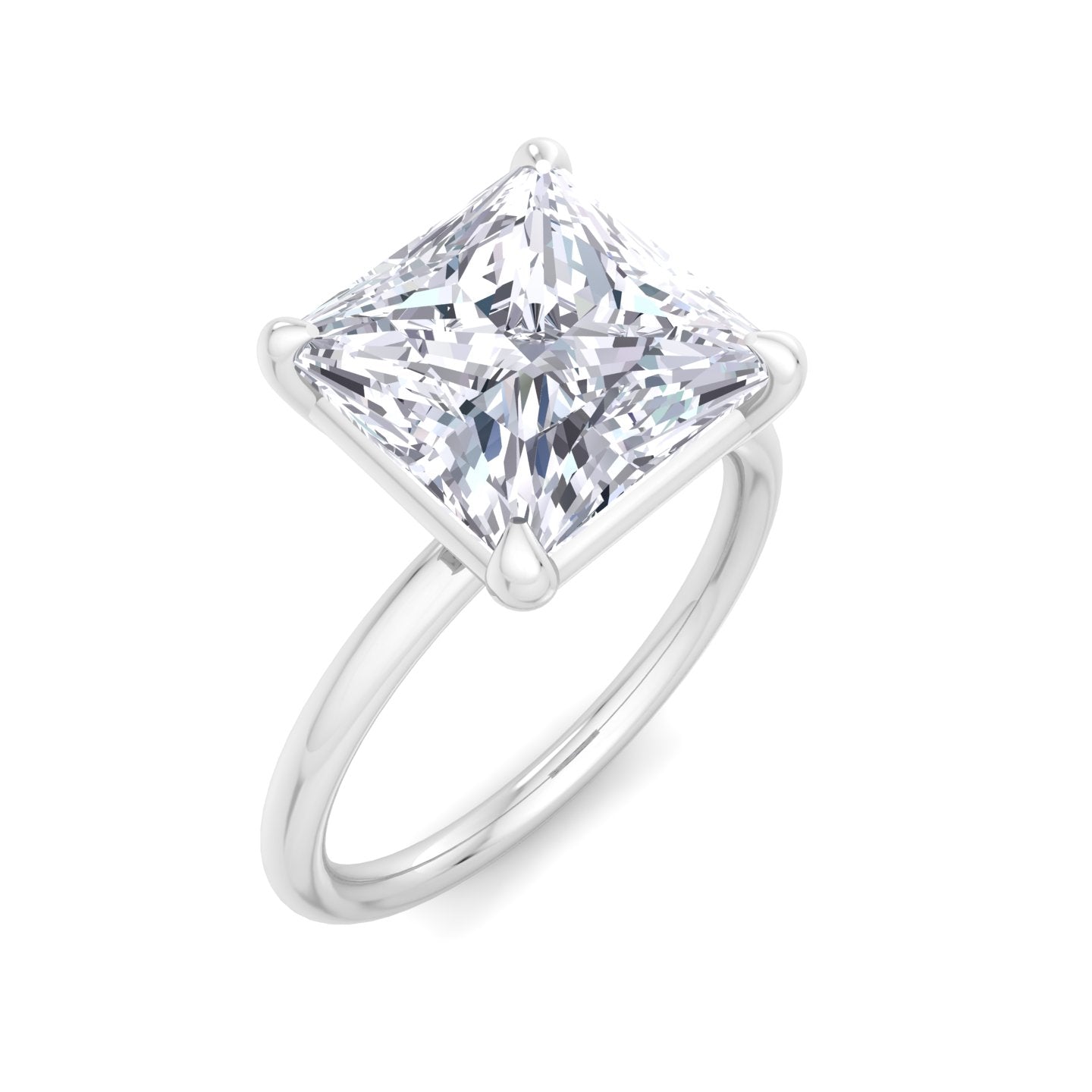 bague liberty en diamant princesse 4 carats