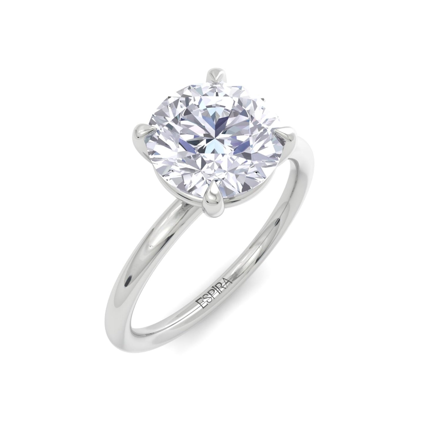 liberty 2 carat round diamond ring