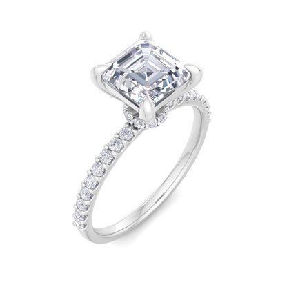 Paradise Asscher Diamond Ring