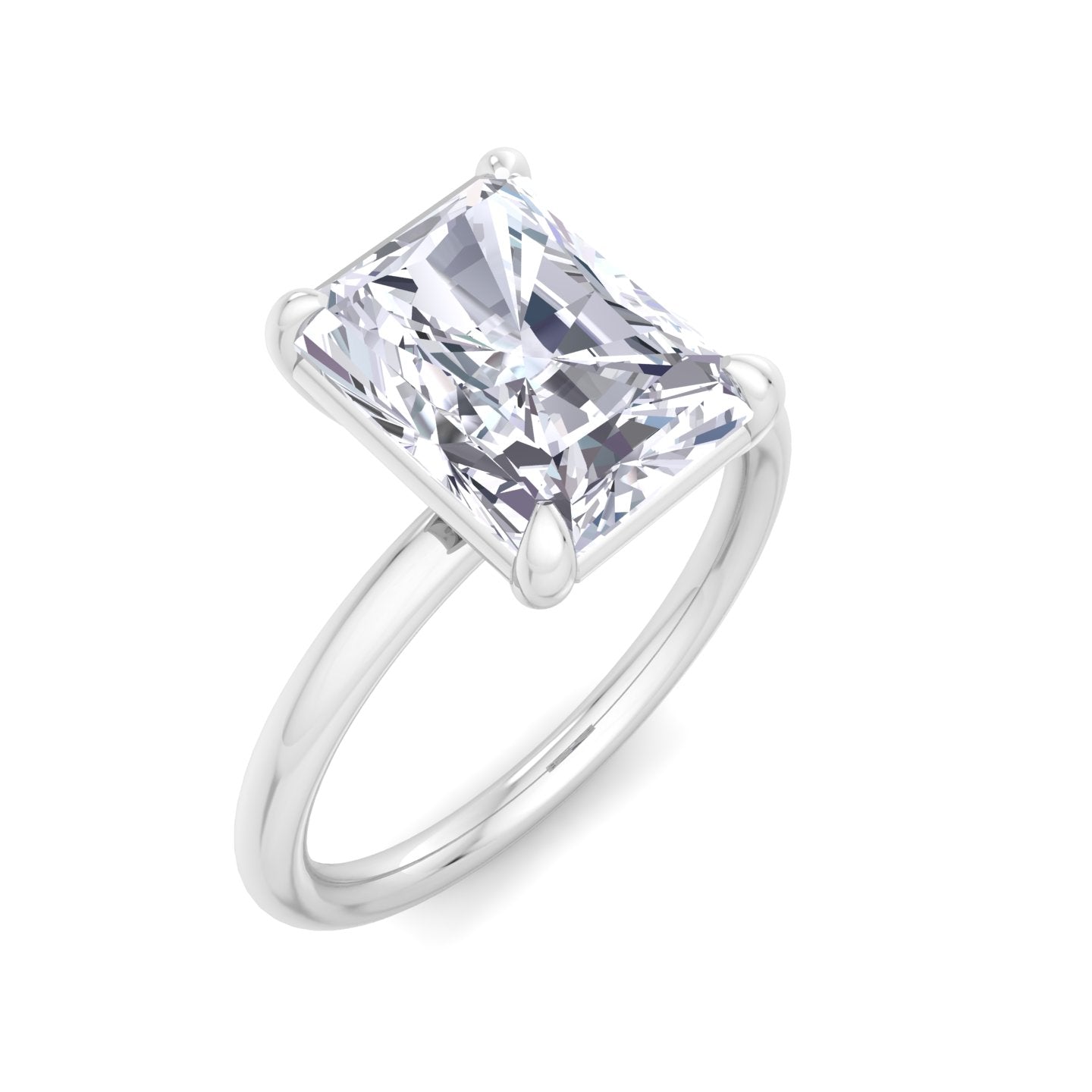 bague liberty avec diamant radiant de 3 carats