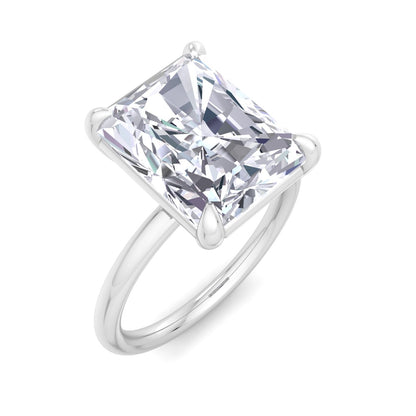 Bague Liberty avec diamant radiant de 4 carats