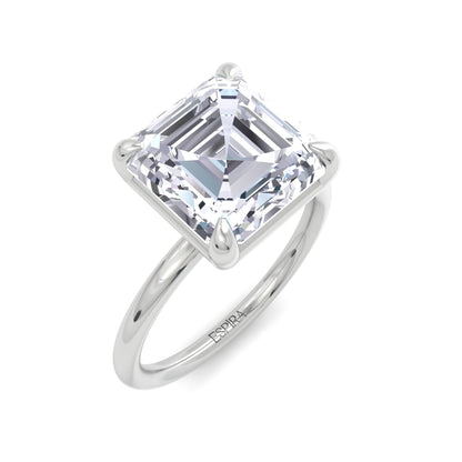 Bague Liberty avec diamant Asscher 4 carats