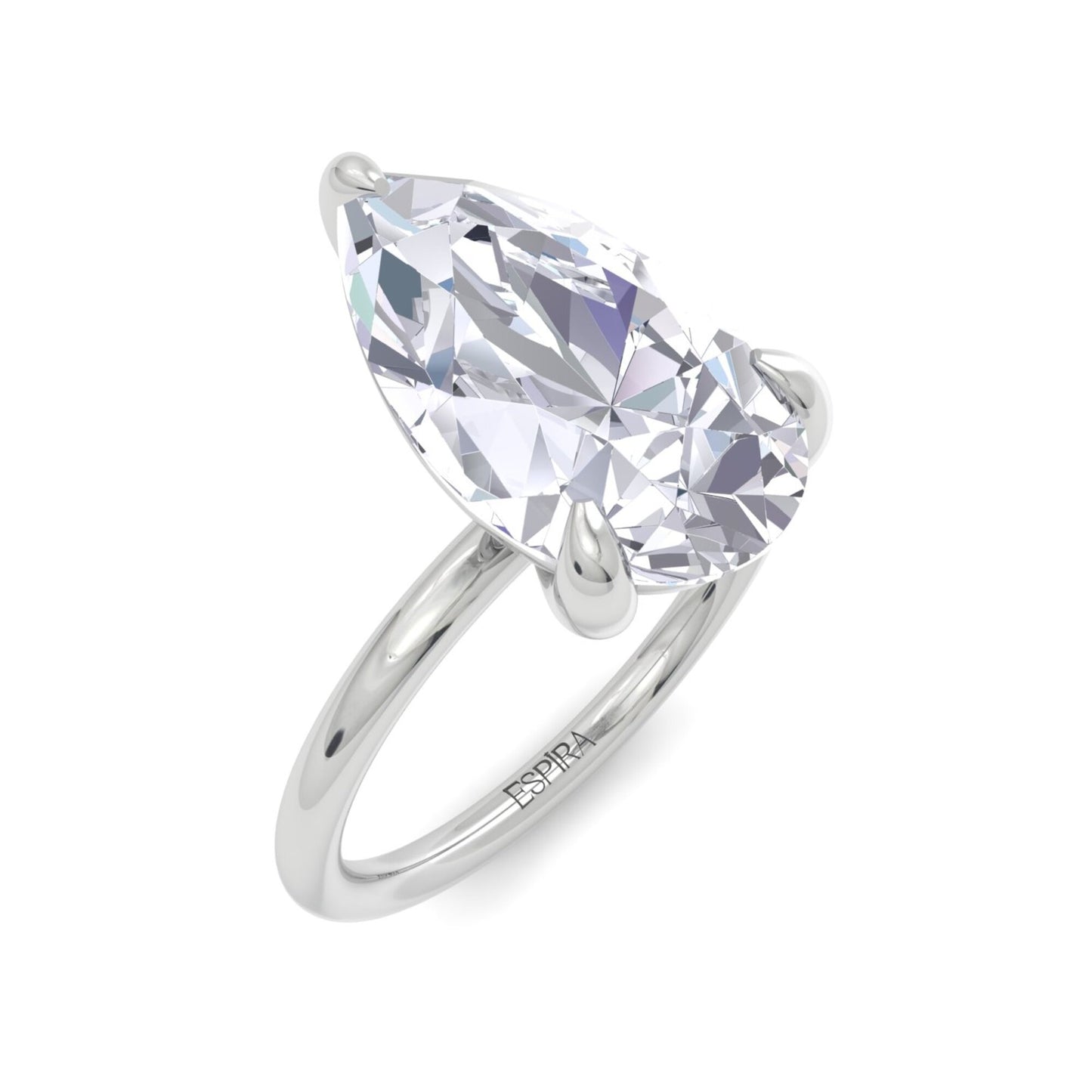 liberty 4 carat pear diamond ring