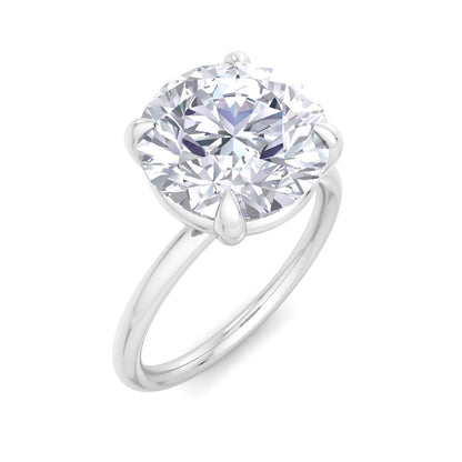 Bague Liberty en diamant rond de 4 carats