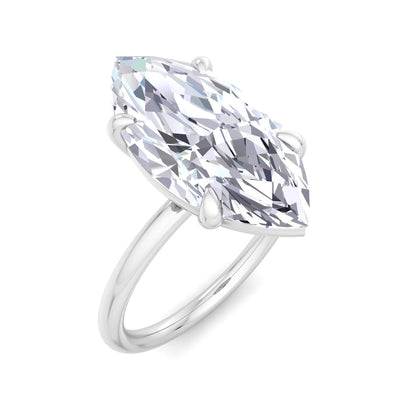 Bague Liberty en diamant marquise de 4 carats
