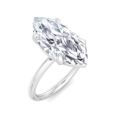 Bague Liberty en diamant marquise de 4 carats