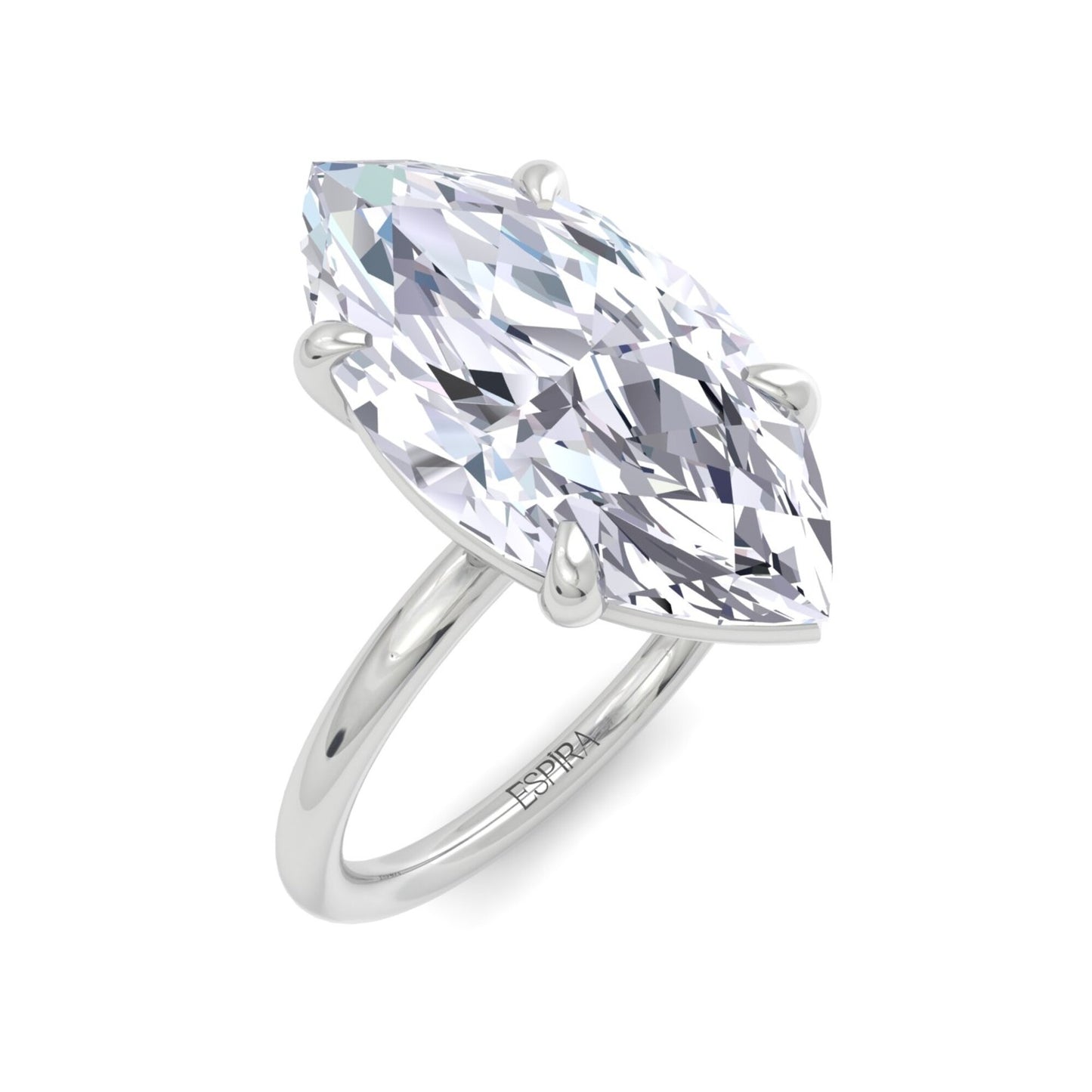 bague liberty en diamant marquise de 4 carats