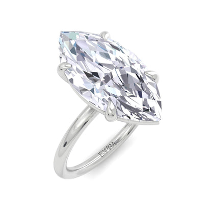 Bague Liberty en diamant marquise de 4 carats