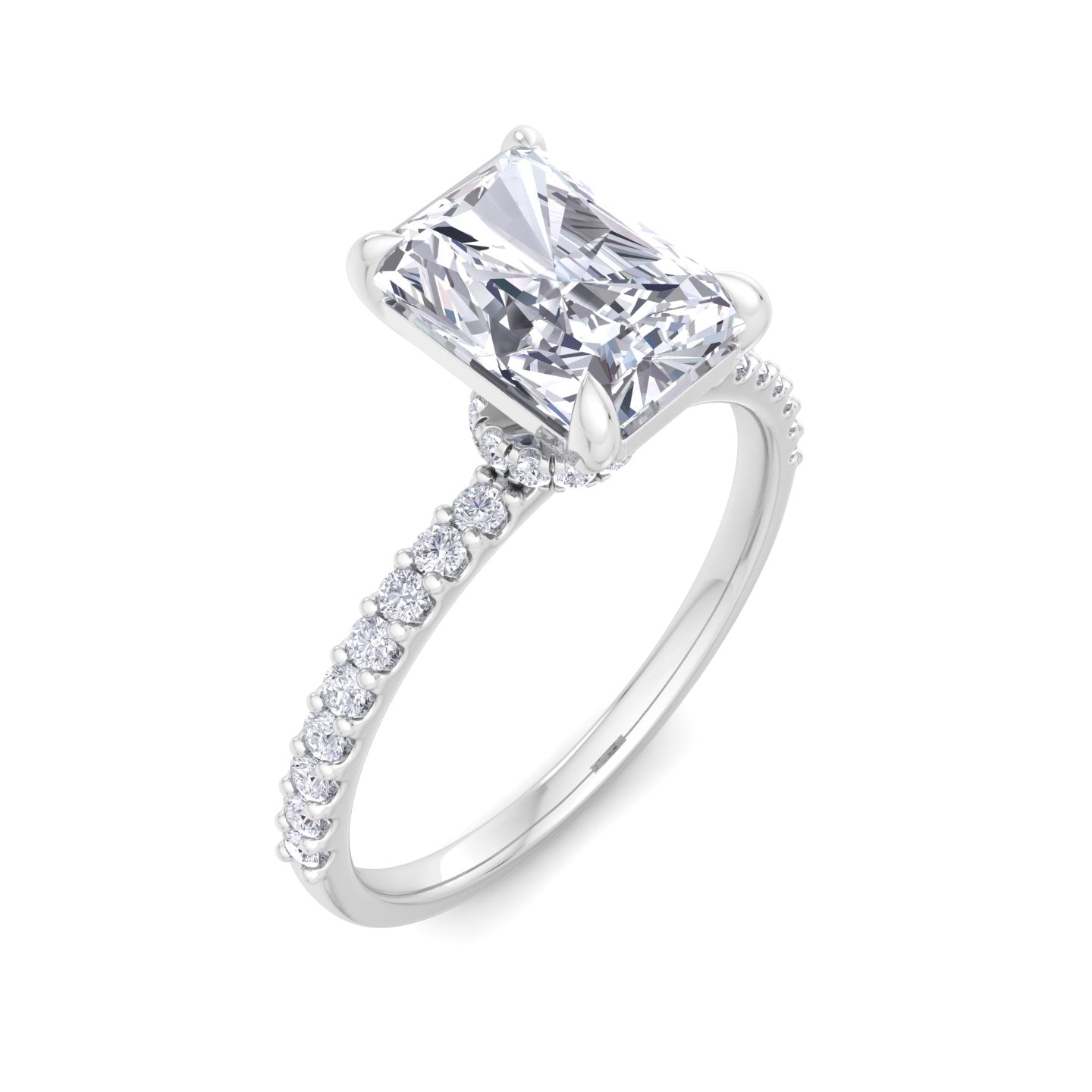 paradise radiant diamond ring