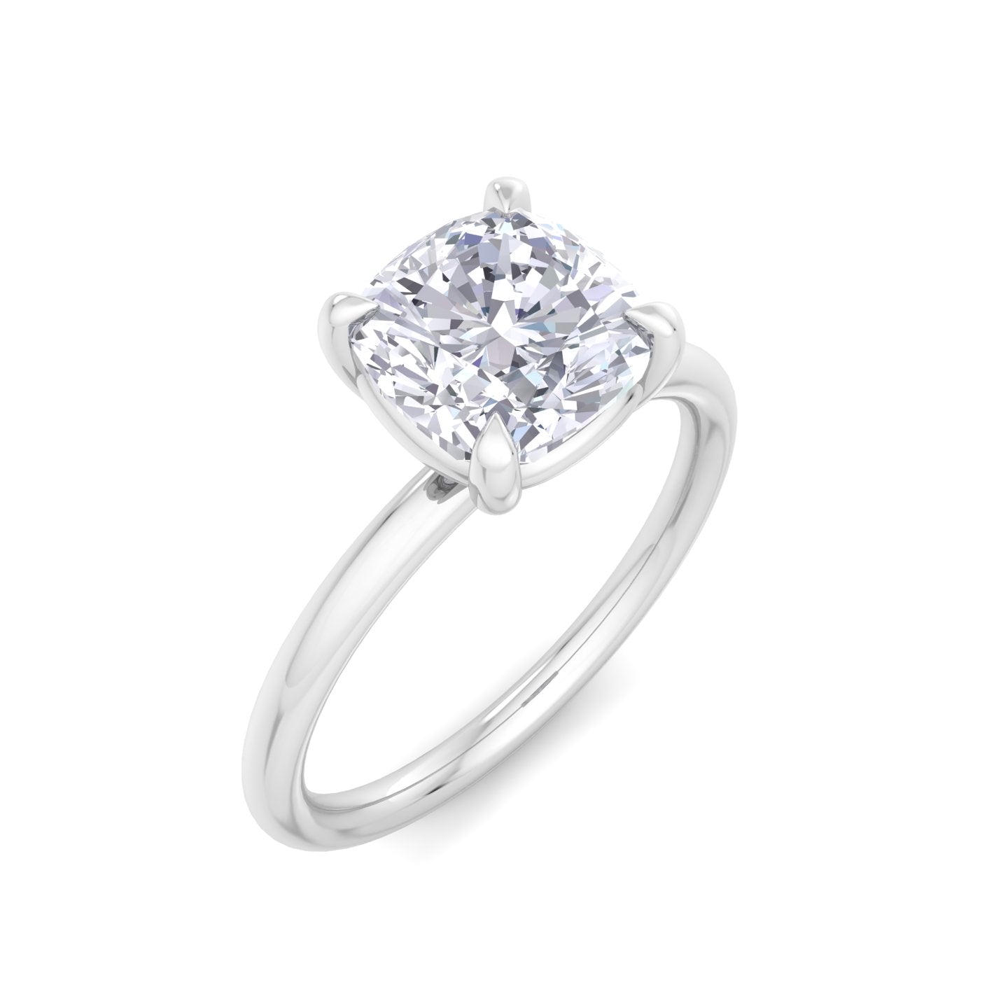 bague liberty avec diamant coussin de 2 carats