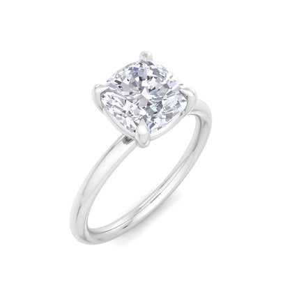 Bague Liberty avec diamant coussin de 2 carats