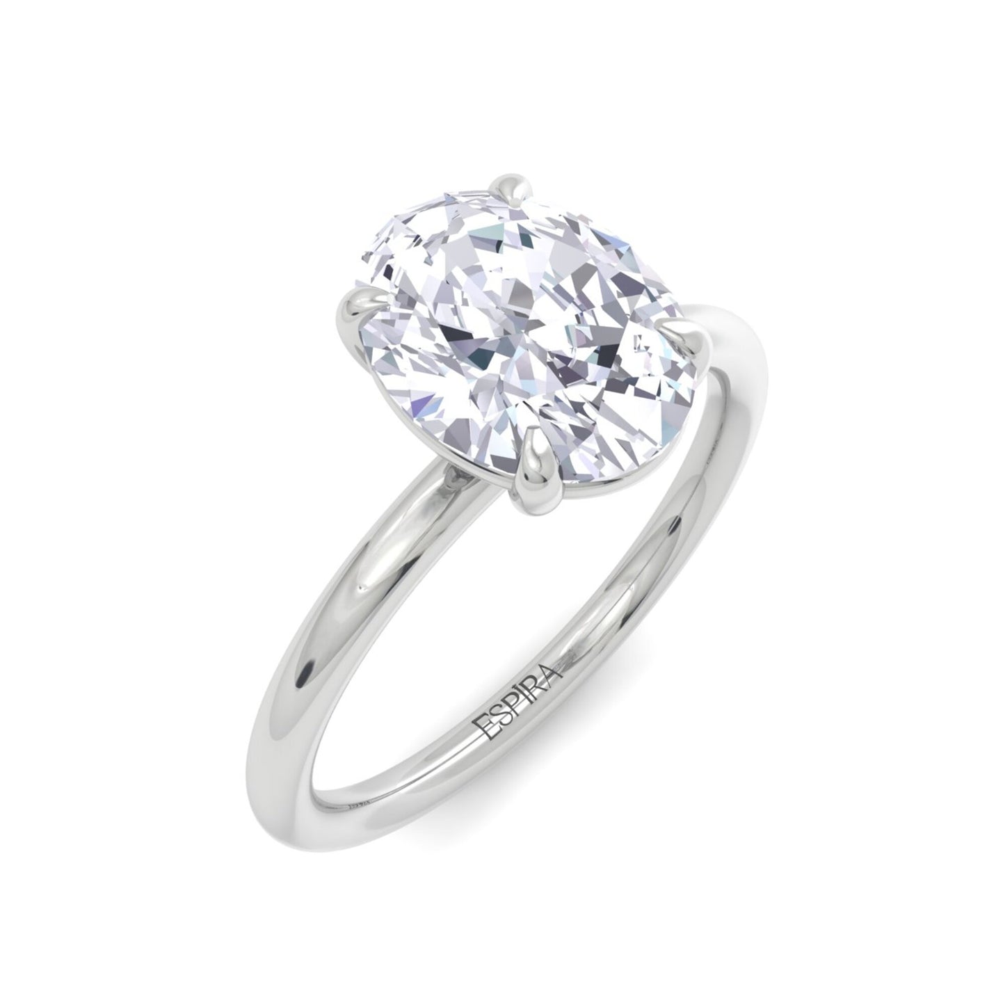 liberty 2 carat oval diamond ring