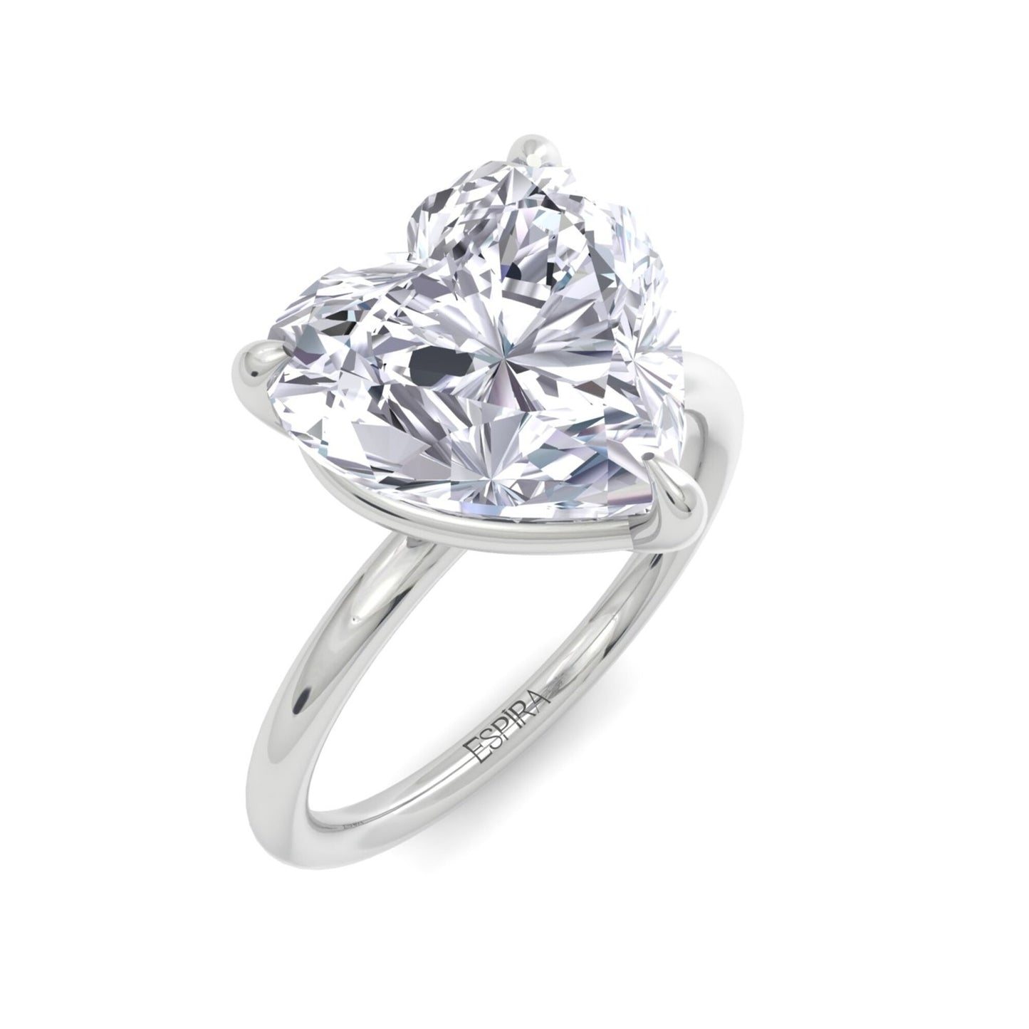 liberty 4 carat heart diamond ring