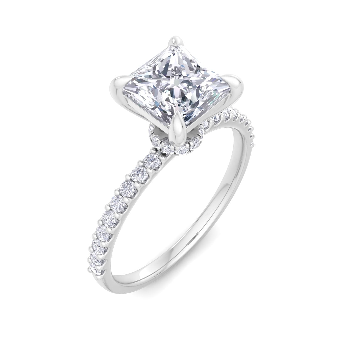 paradise princess diamond ring