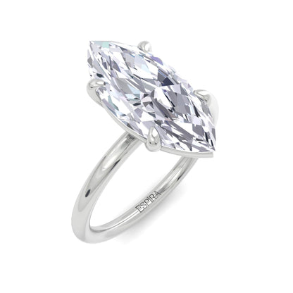 Bague Liberty en diamant marquise de 3 carats