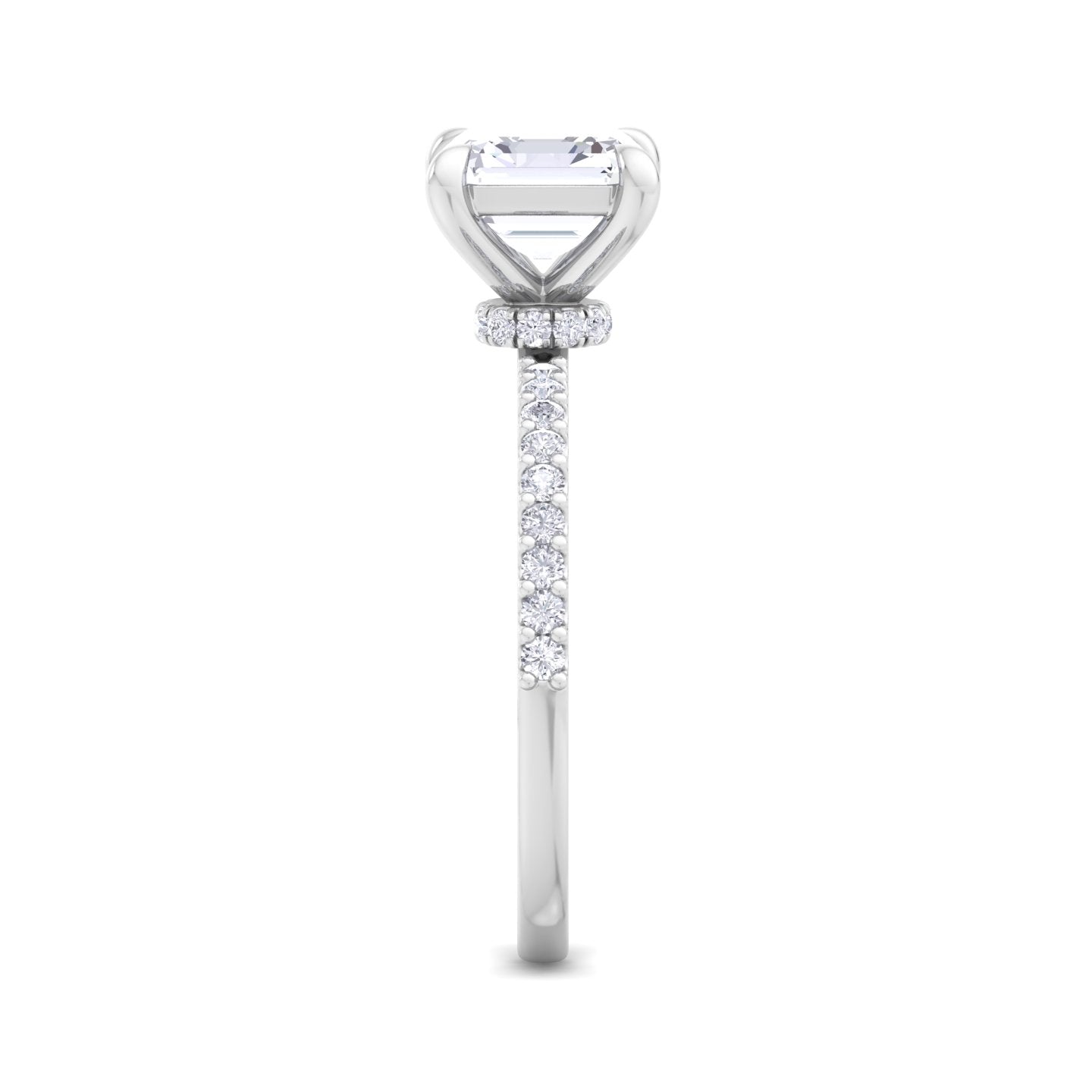 paradise asscher diamond ring