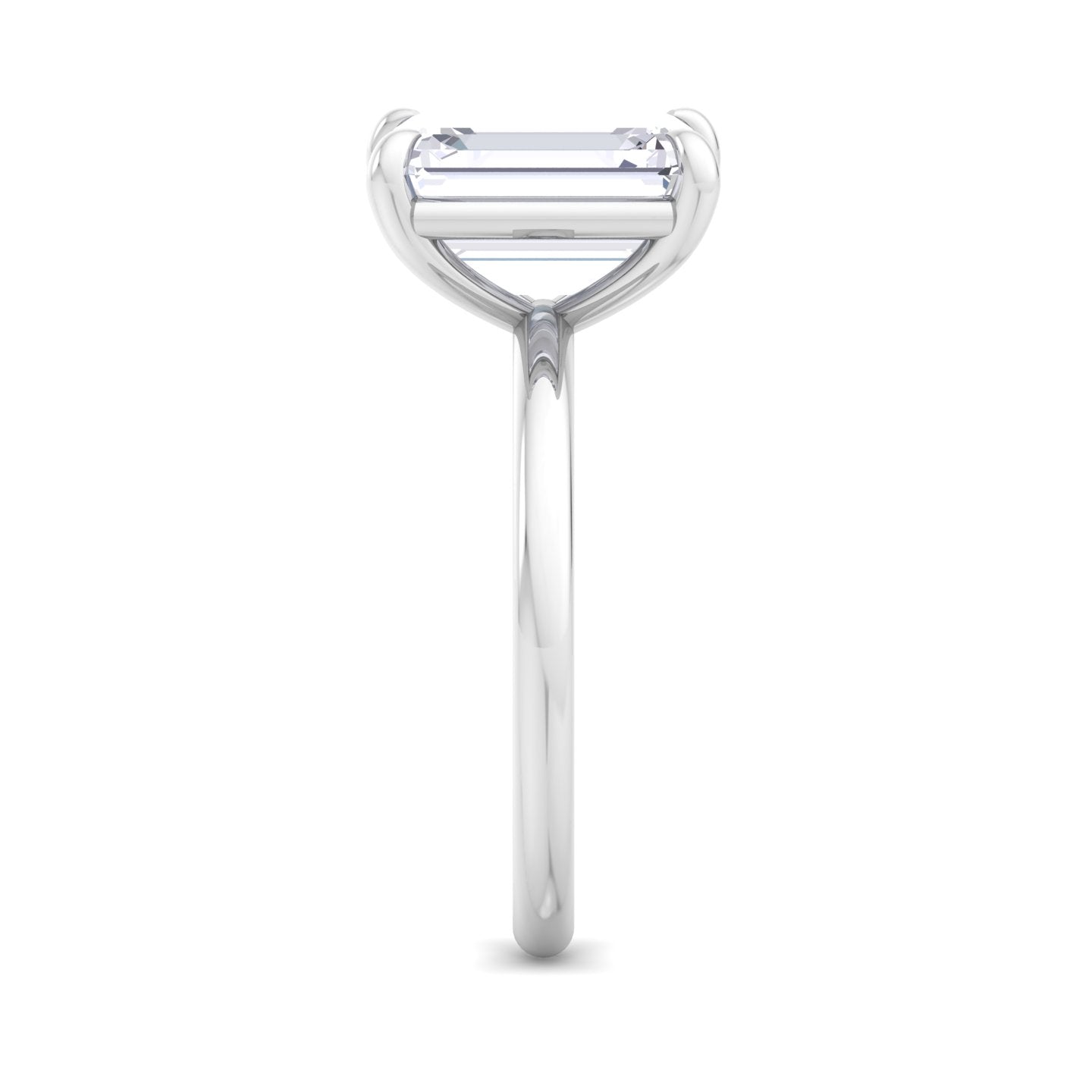 bague liberty avec diamant émeraude 4 carats