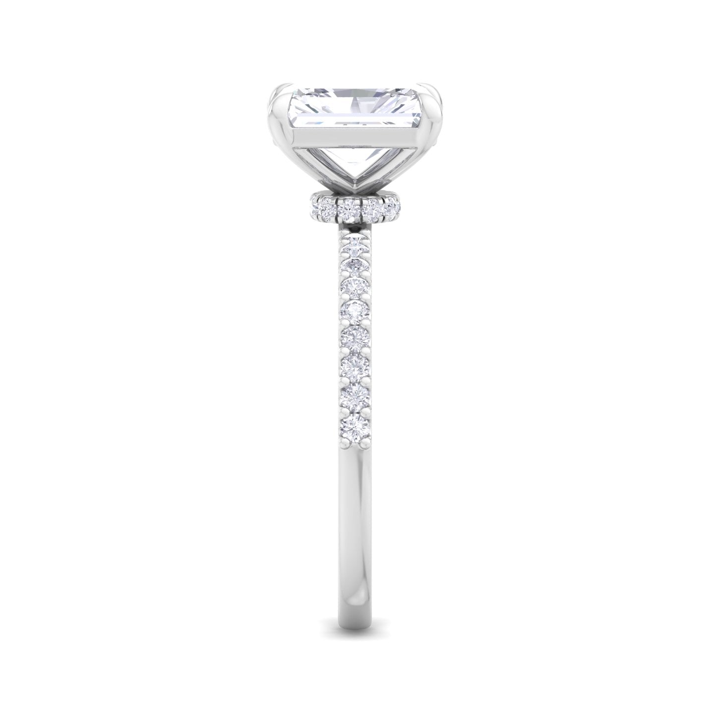 paradise radiant diamond ring
