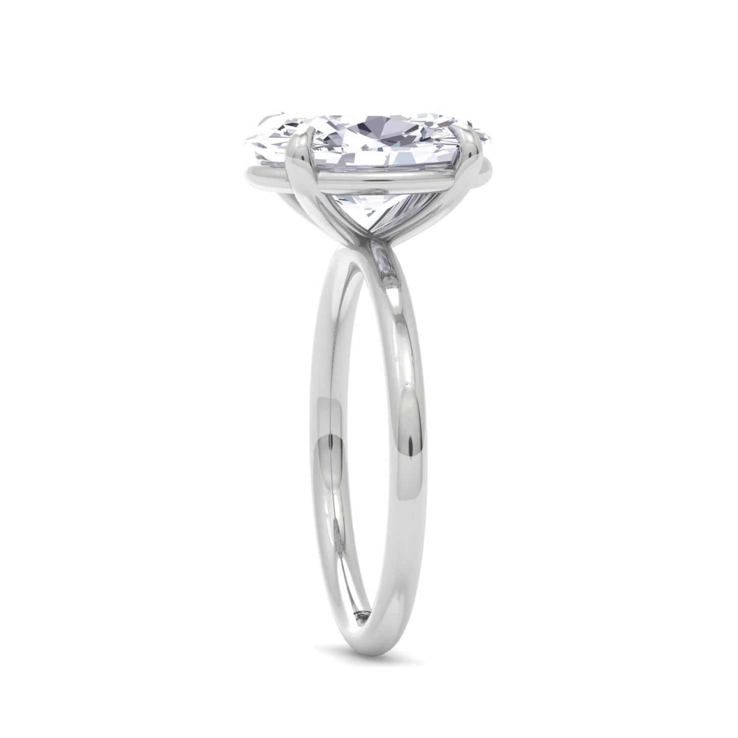 bague liberty avec diamant ovale de 4 carats