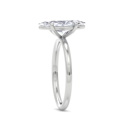 Bague Liberty avec diamant marquise de 2 carats