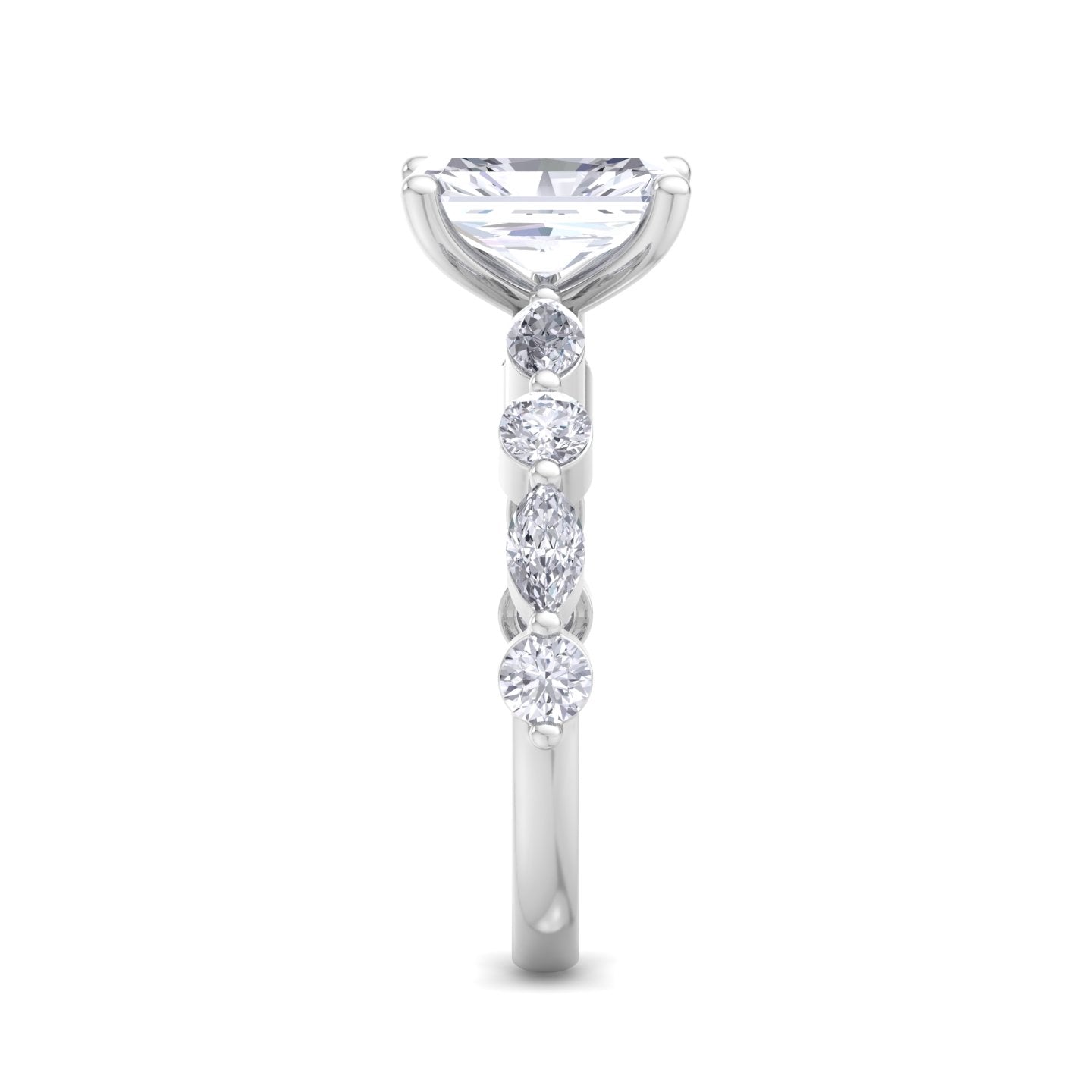 florence radiant diamond ring