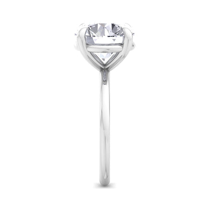 Bague Liberty en diamant rond de 4 carats