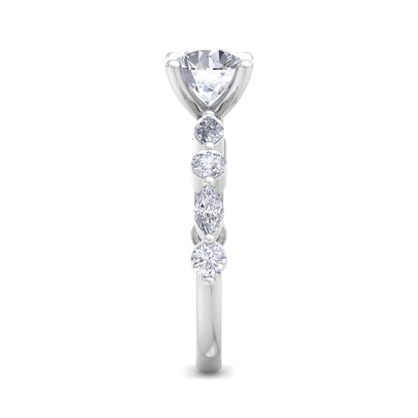 florence round diamond ring