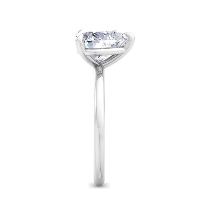 Bague Liberty en diamant 3 carats en forme de cœur