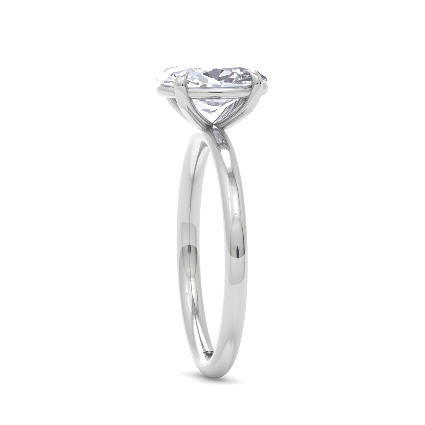 liberty 2 carat oval diamond ring