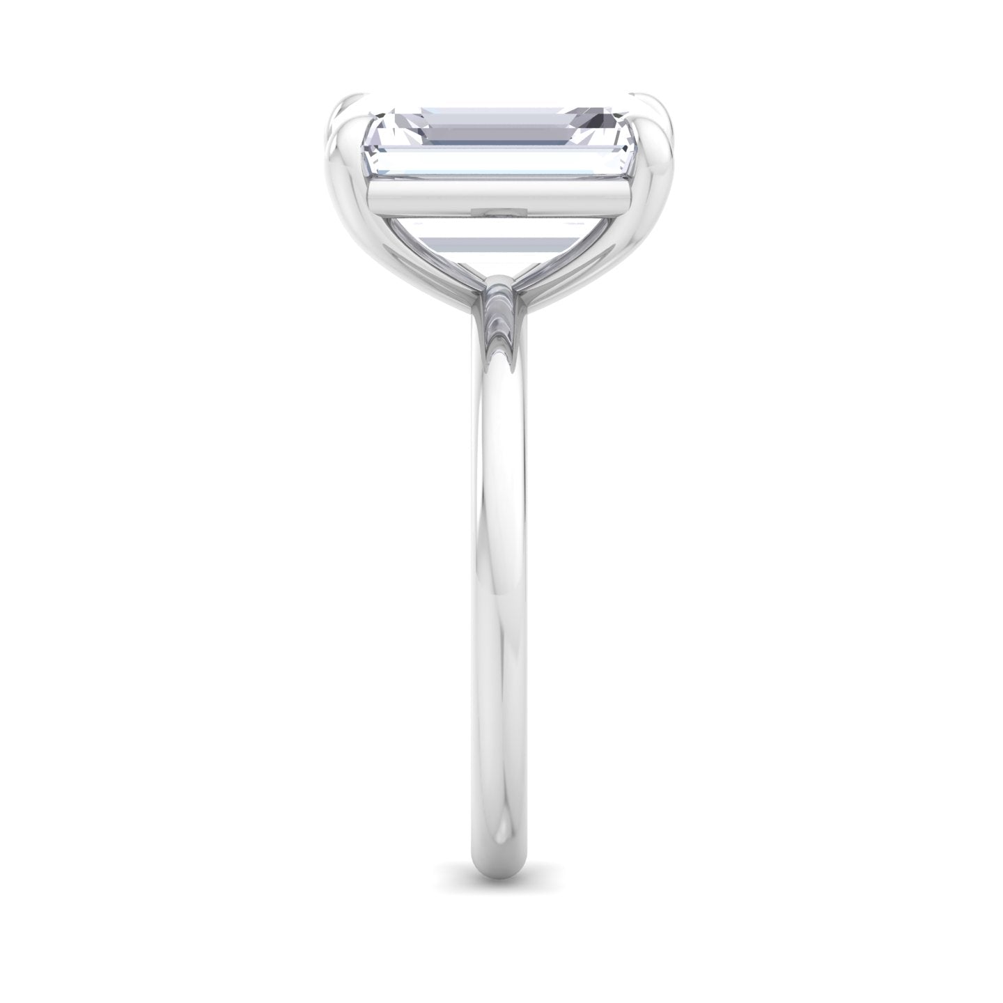 bague liberty avec diamant émeraude 4 carats