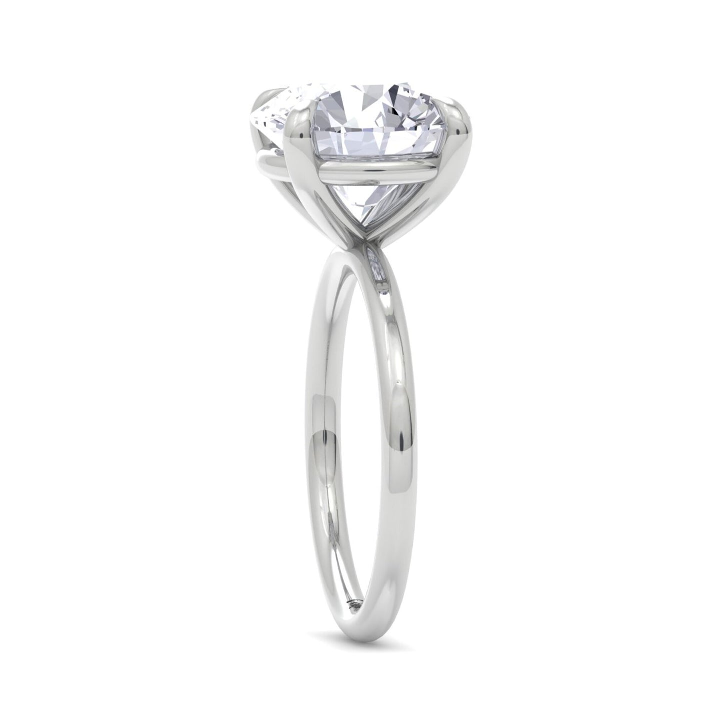 bague liberty en diamant rond de 4 carats