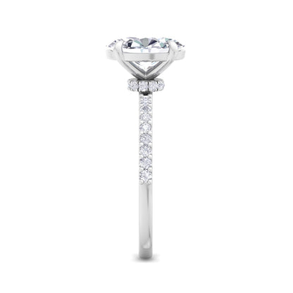 Paradise Oval Diamond Ring