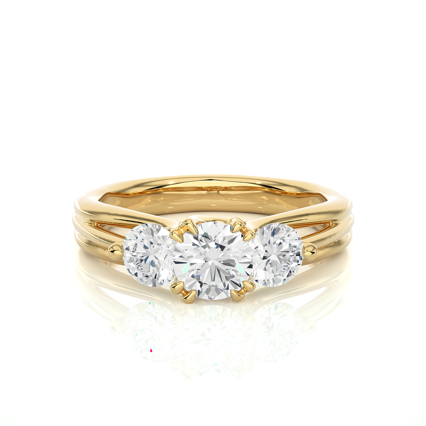 showara round diamond ring