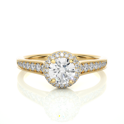 Sovereign Round Diamond Ring