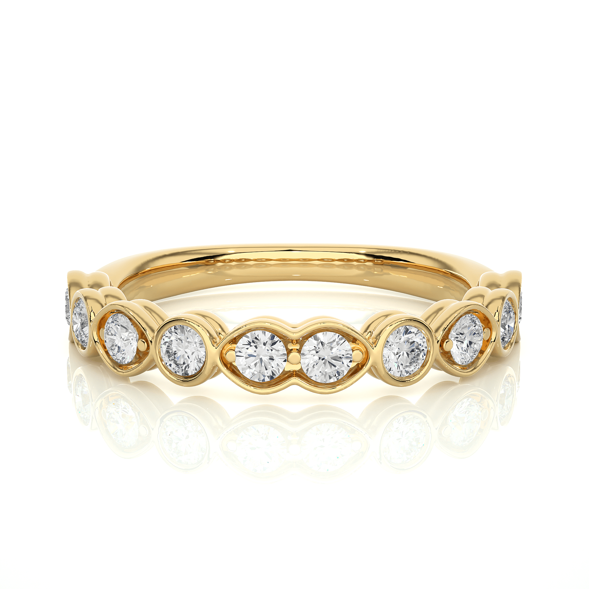 Drip Round Diamond Ring - Espira Fine Gems