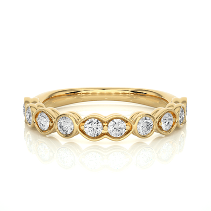 Drip Round Diamond Ring - Espira Fine Gems