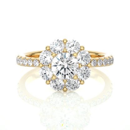 Coronet Round Diamond Ring