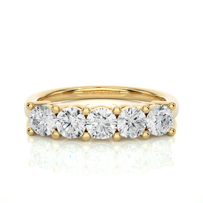 Lustre Five-Stone Diamond Ring - Espira Gems