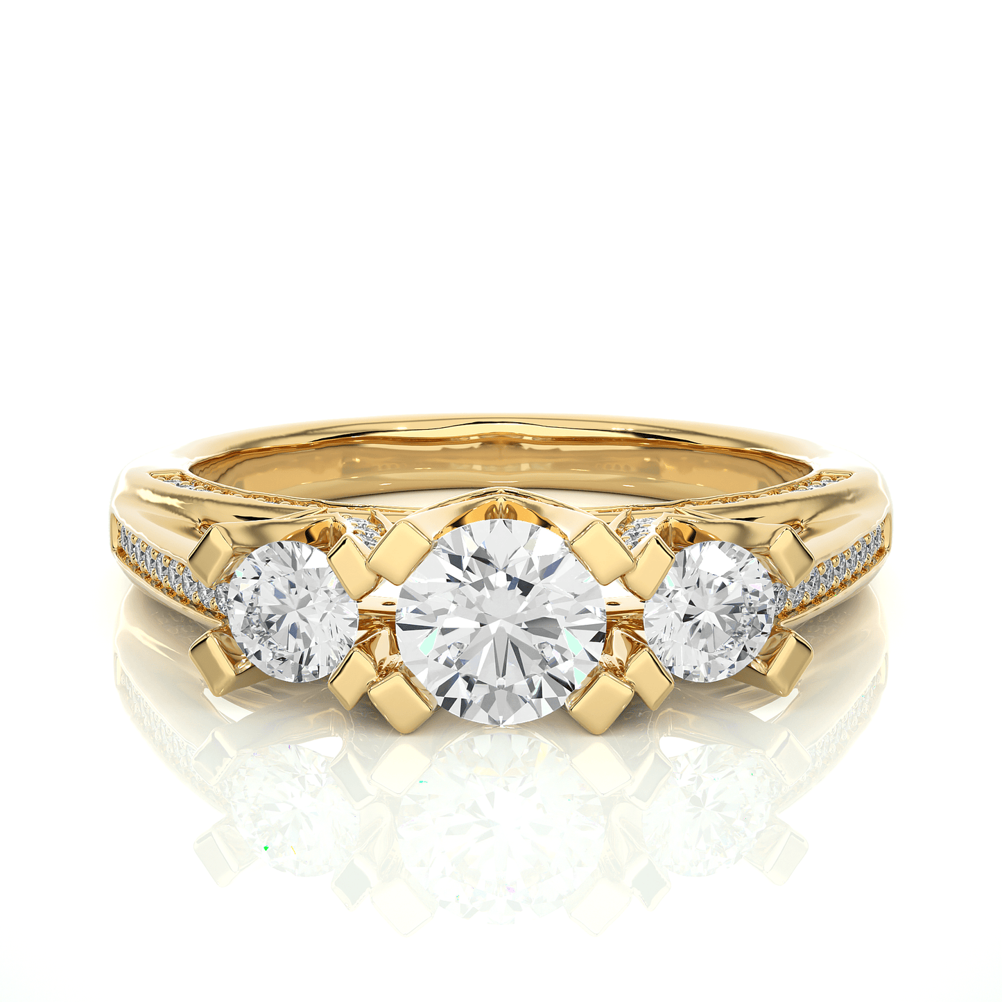 diva round diamond ring - espira fine gems