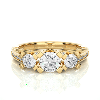 Diva Round Diamond Ring - Espira Fine Gems