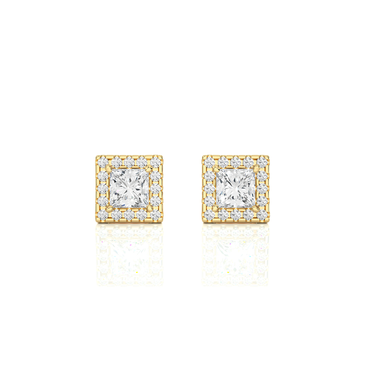 breeze princess diamond earrings