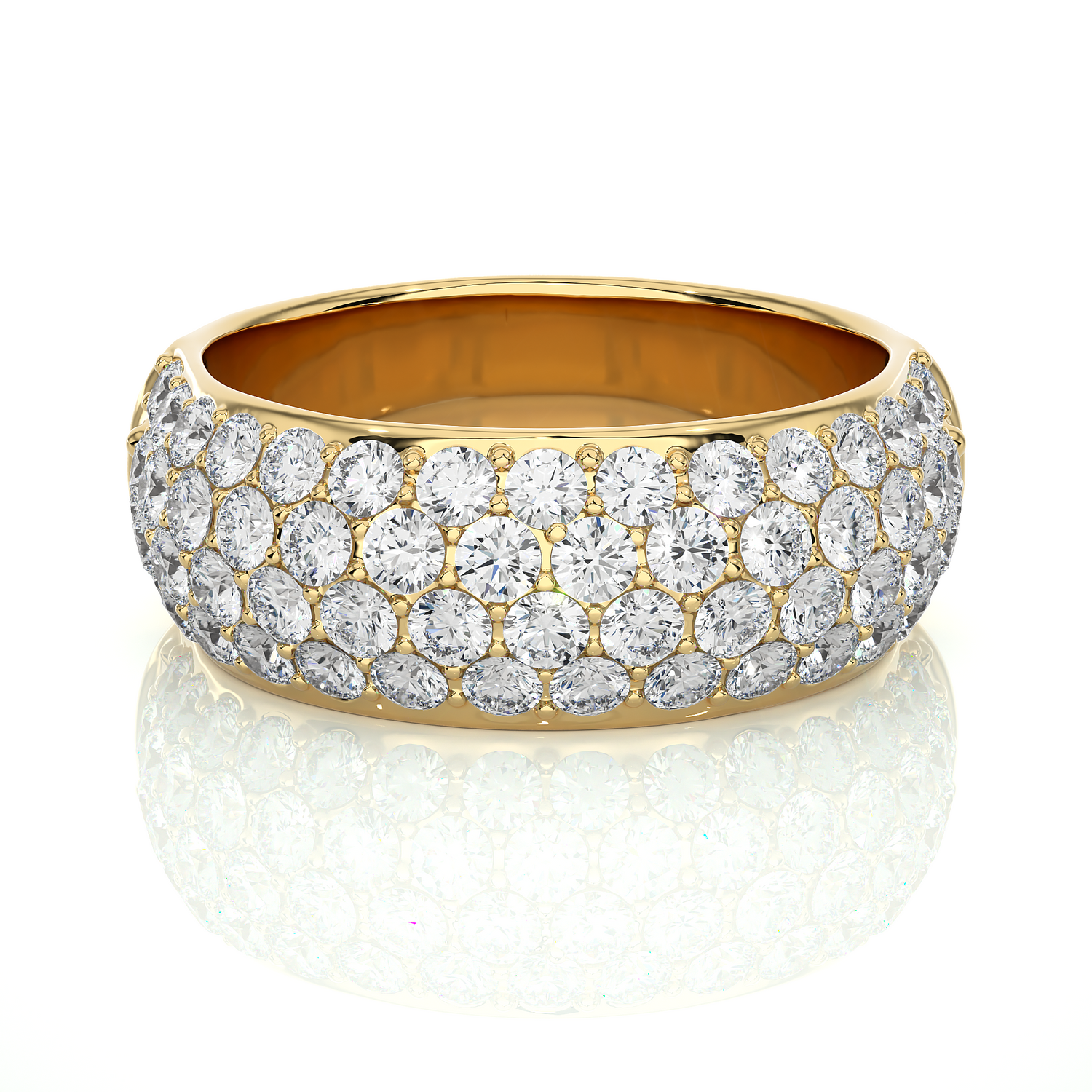 Stellar Round Diamond Ring - Espira Gems