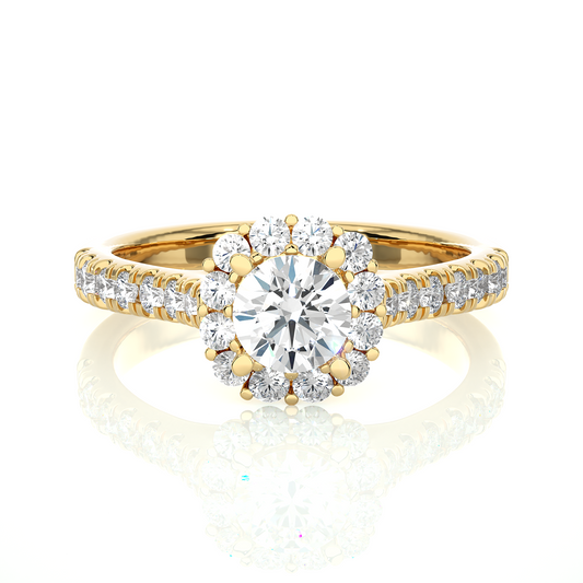 Victorian Round Diamond Ring - Espira Gems
